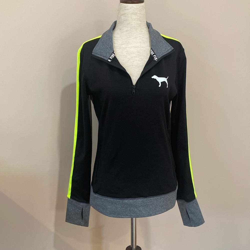 PINK Half Zip Pullover